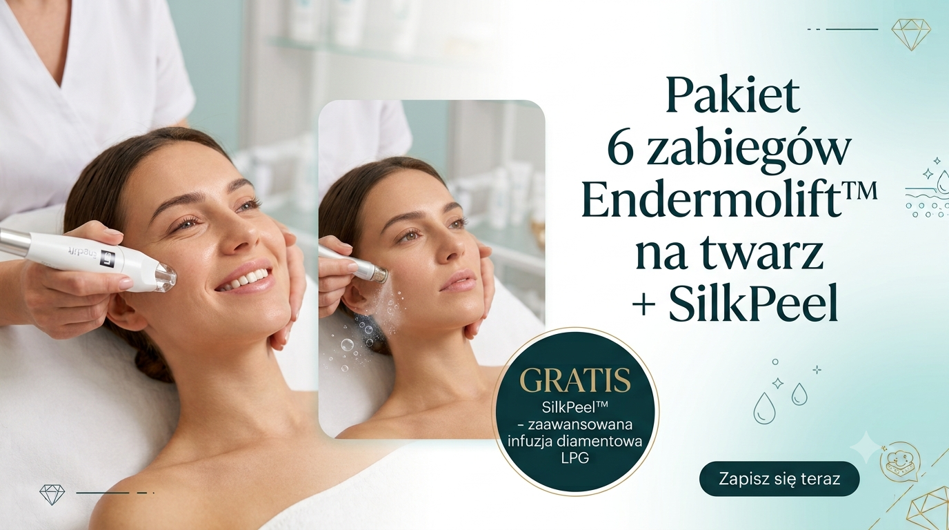 Pakiet 6 zabiegów Endermolift™ na twarz + SilkPeel GRATIS
